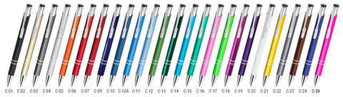 100 x ballpoint pen colour C13 [blue ink]