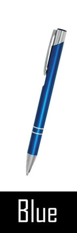 50 x blue pen personalised