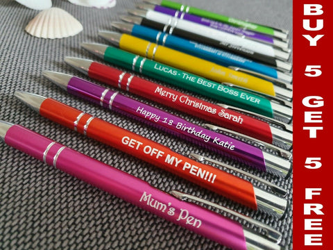 200 x personalised ballpoint pen [mixed colour and black ink] [order from sparalng_0]