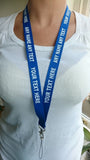 Personalised, printed lanyard/neck strap with your text