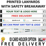 10 x printed lanyard with logo order from nottingham.cars