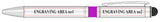 Promotional Personalised Laser Engraved Metal Ballpoint Stylus Pen!